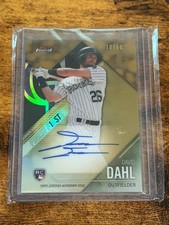 2017 FINEST FIRSTS AUTOGRAPH DAVID DAHL ON CARD AUTO ROOKIE RC COLORADO ROCKIES. rookie card picture