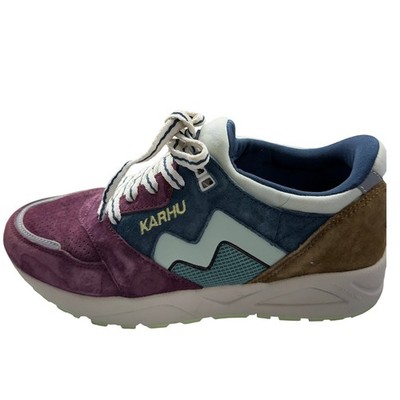 Karhu Aria 95 Unisex Sneakers Burgundy Navy Brown Suede F803068 US 7.5 EU 40.5