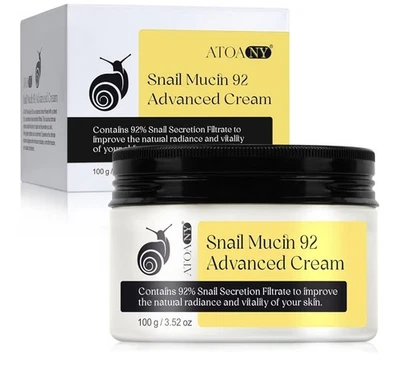 ATOA NY Advanced Snail 92 All in One Cream, Deep Hydration & Nourishment Repair Cream