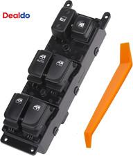 Front Left Driver Side Master Power Window Control Switch Button with Door Lock