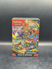 Pokemon Mega Evolution Booster Bundle (6 Booster Packs) New Sealed w/ Protector