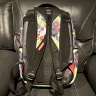 Unisex Kids Space Astronaut Checkered Small Backpack Multicolor Zip Polyester — photo 4