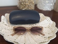 NWOT Le Specs Bunny Hop Sunglasses in Clear Caramel Brown