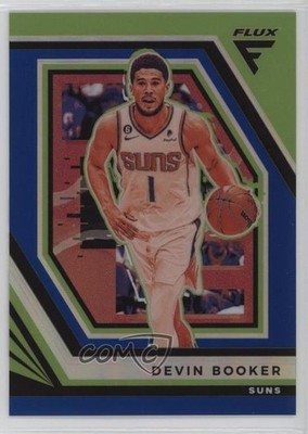 2022-23 Panini Flux Blue Prizm 32/99 Devin Booker #143 1dl2
