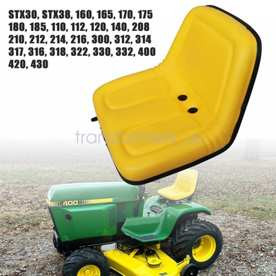 #ad For John Deere Lawn Mower Garden Tractor Seat Yellow 318 322 330 332 400 420 430 $90.19