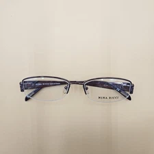 NINA RICCI NR 2258F Eyeglass Frames Only C05 Black WOMEN France AUTHENTIC