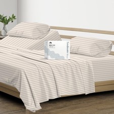 Mayfair Linen 100 Egyptian Cotton Split King Sheets Sets For Adjustable Bed -