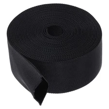 1.5" Dia 24.6FT Nylon Protective Hose Sleeve Cable Cover Protection Black