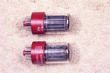 Due, RCA 5692, coppia abbinata, base rossa, stampa bianca, alta affidabilità 6SN7GT