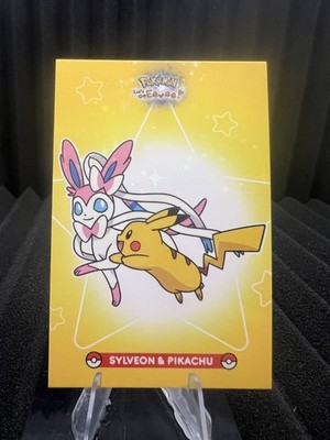 Sylveon & Pikachu - Star Holo - Let's Go Eevee Database - Pokemon Card