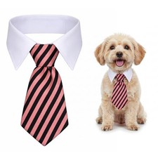 Cat Dog Tie, Tuxedo Collar Black Cat Neck Tie Cats Wedding Bowtie Tux Collar
