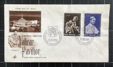 Cité du Vatican 1964 Pieta New York Exposition Universelle FDC Mint Pape Catholique