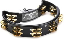 Rhythm Tech Drum Set Tambourine - Black w/Brass Jingles