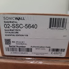 SonicWALL TZ670 Firewall 1 YR TotalSecure 02S...