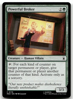 Powerful Broker #179 (NM) Marvel Super Heroes MSH Magic MTG