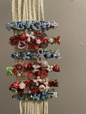 Multicolor Decorative Girls Hair Clips Set with Bows, Flowers, Beads, Pearls