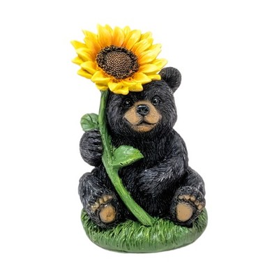 Black Bear Backwoods Buddies Sunny Paw Figurine Rustic Lodge & Cabin Resin Decor