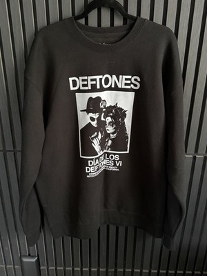 Deftones Dia De Los Deftones 2025 Black Crewneck Sweatshirt Men's XL OFFICIAL