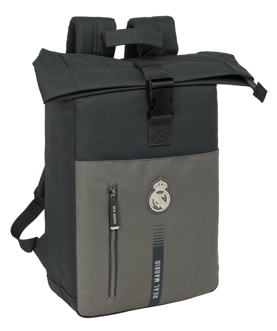 Real Madrid 3rd Team 24/25 – Backpack with Flap for 15.6 Inch Laptop, Ideal for