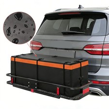 Folding 60x20 Inch Heavy Duty Trailer Cargo Basket, Universal 2'' Receiver,