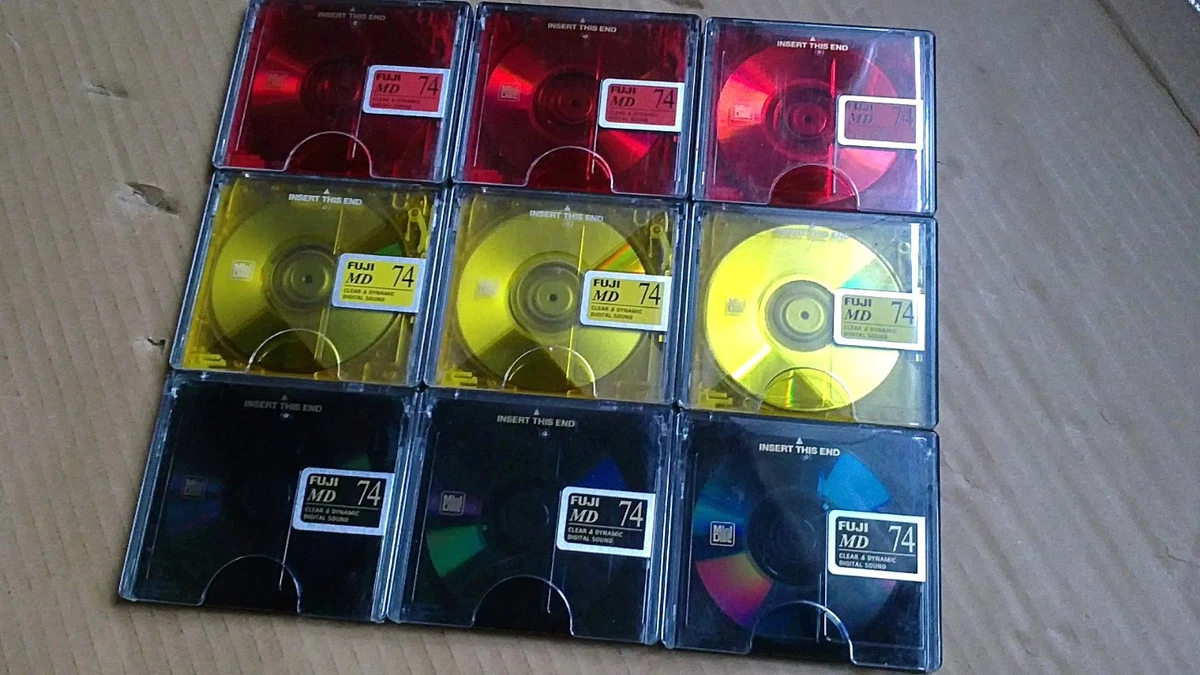 Lot De 10 Minidisc - MD Vierges Ou Enregistrés - État Correct - Multi-marques