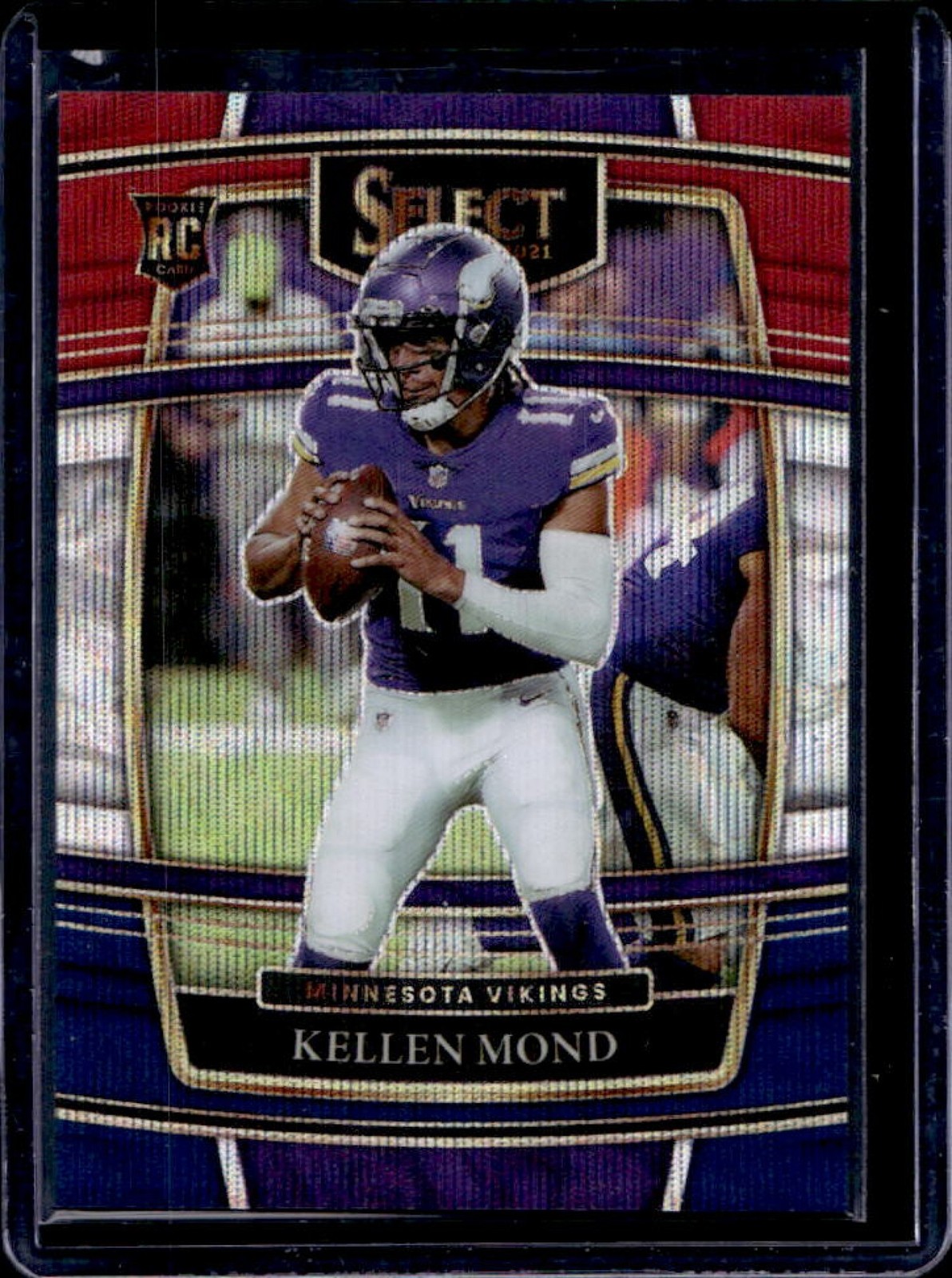 2021 Select Kellen Mond RC Tri Color Prizm Concourse #84/249 Vikings