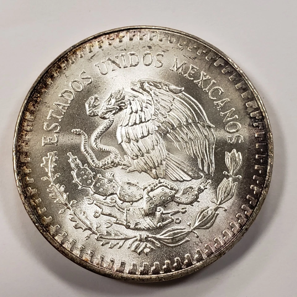 1988 Mo Mexico Libertad Onza 1 oz .999 Silver BU - Key Date - SKU-U2877 - Image 2 of 4