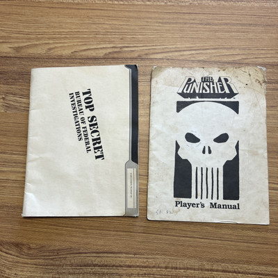 The Punisher - Paragon IBM - Big Box - Marvel - Players Manual And Top Secret 