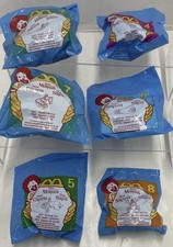 1996 McDonald  s The Little Mermaid Happy Meal Toys Disney Lot of 6 NIP