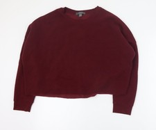 Womens UK Size M Primark Red Pullover Sweatshirt