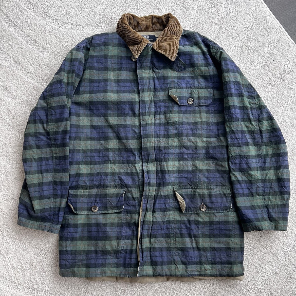 Ralph Lauren wool check Jacket 90’s OLD Been looking for a cute fall jacket. This vintage Ralph