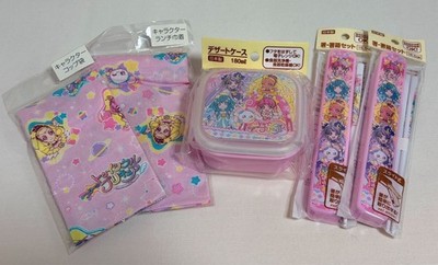 Star Twinkle Precure 5pc Lunch Goods Set Lunch Bag Pouch Dessert Case