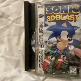 Sonic 3D Blast (Sega Saturn, 1996) CIB Complete in Box w Manual