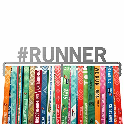 Running medal hanger #RUNNER - stainless steel holder (l0t)