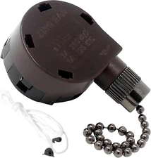ZE-268S5 Ceiling Fan Switch 4 Speed 5 Wire Pull Chain Switch Replacement Five Po
