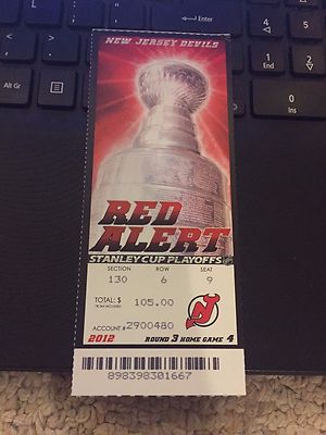 2012 NEW JERSEY DEVILS VS NEW YORK RANGERS PLAYOFFS PHANTOM GAME