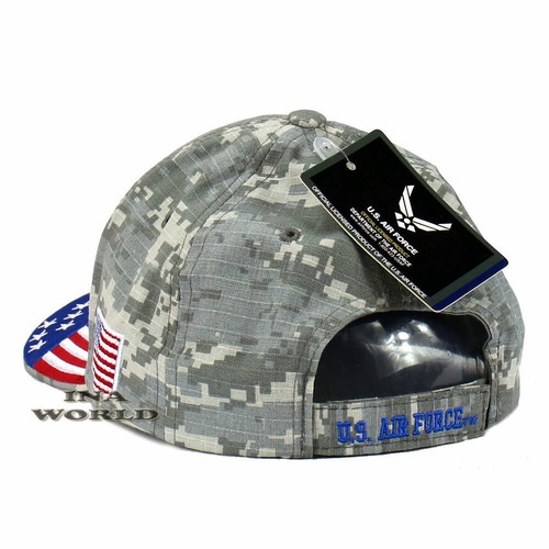 U.S. AIR FORCE Hat USAF Military Logo Embroidery Official Licensed Baseball Cap - Picture 103 of 155