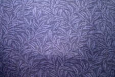FRONDS IN PURPLE AND LAVENDER - 100  COTTON FABRIC