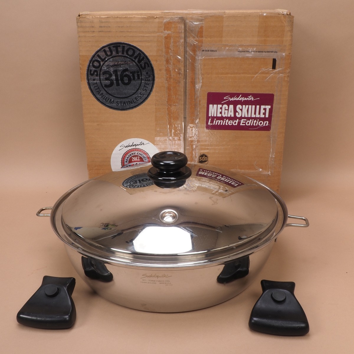 サラダマスター　フライパン　スクエア　316Ti Saladmaster 316Ti Limited Edition 9 Quart Qt 14.9