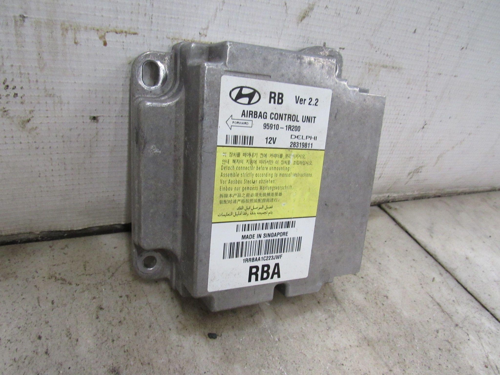 HYUNDAI ACCENT 20122013 AIRBAG CONTROL MODULE 959101R200 eBay