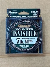 SUNLINE Fluorocarbon Fishing Line JDM FC Sniper Invisible 7 lb.  82.5yds.