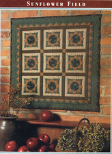 SUNFLOWER FIELD WALL QUILT PATTERN