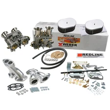 Genuine Redline Dual Weber 44 IDF Carb Kit for VW Beetle Bus Thing - k1319