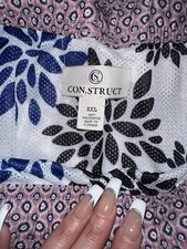 Construct Pink Patterned Swim Shorts XXL