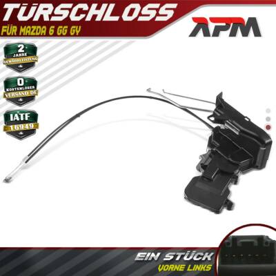 Türschloss Stellmotor Vorne Links für Mazda 6 Schrägheck+Kombi GG GY 6-Polig