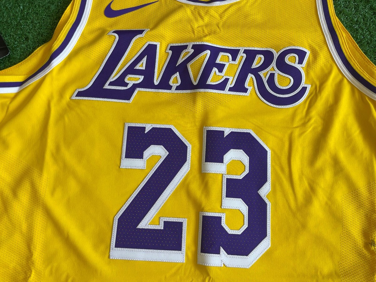 New Nike Lebron James Los Angeles Lakers Size 48 Authentic #23 NBA