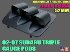 2002-2007 Subaru Gauge Pods - Center - Triple Gauge Pods