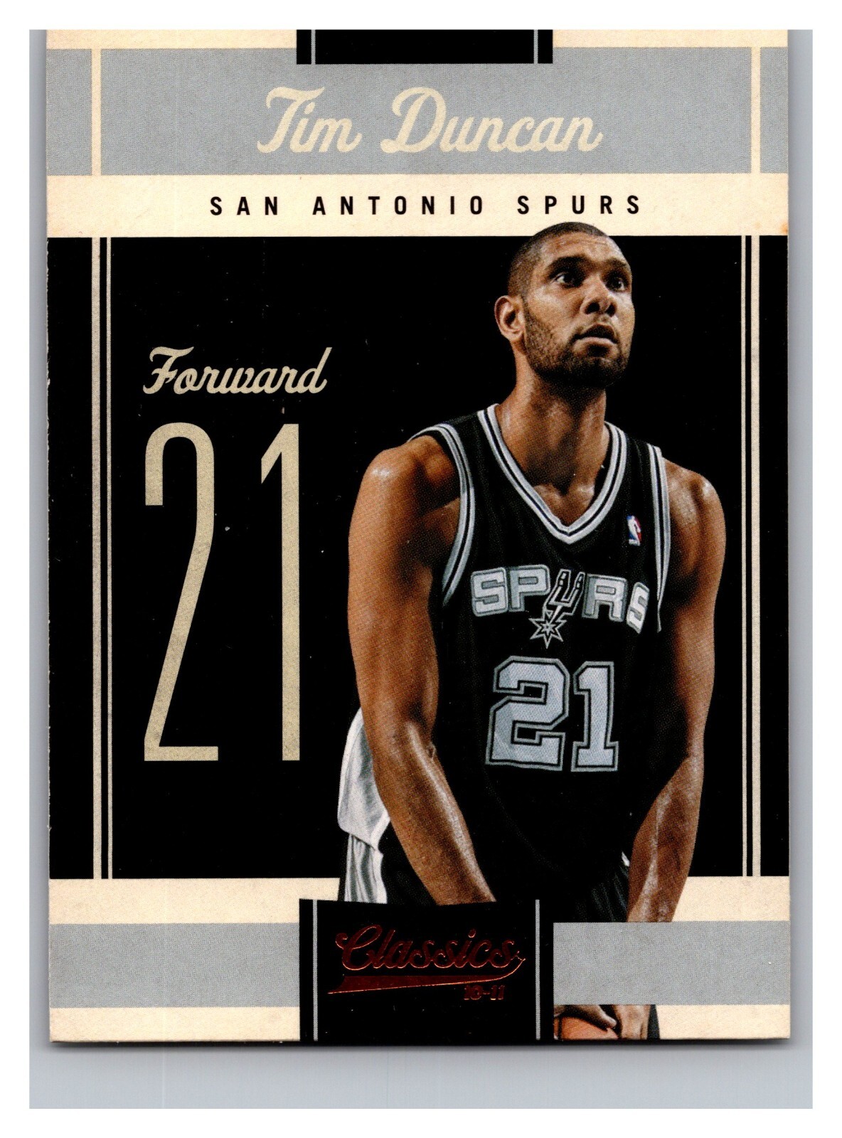 2010-11 Panini Classics - #6 Tim Duncan