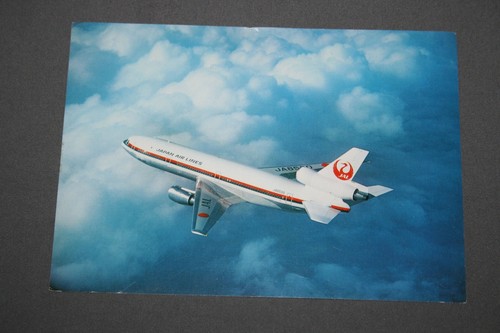 Vintage Original JAL DC-10 Japan Postcard DC 10 Airliner Japan Air Lines 1970's - Picture 9 of 9