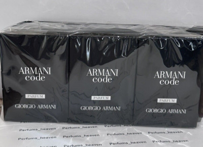 12 X ARMANI CODE PARFUM  MEN COLOGNE 0.04 oz SAMPLE SPRAY VIAL